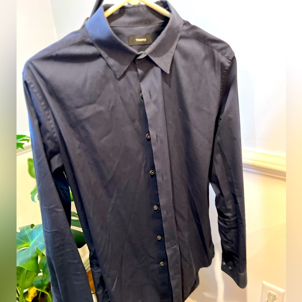 Theory Dress Button <> Navy